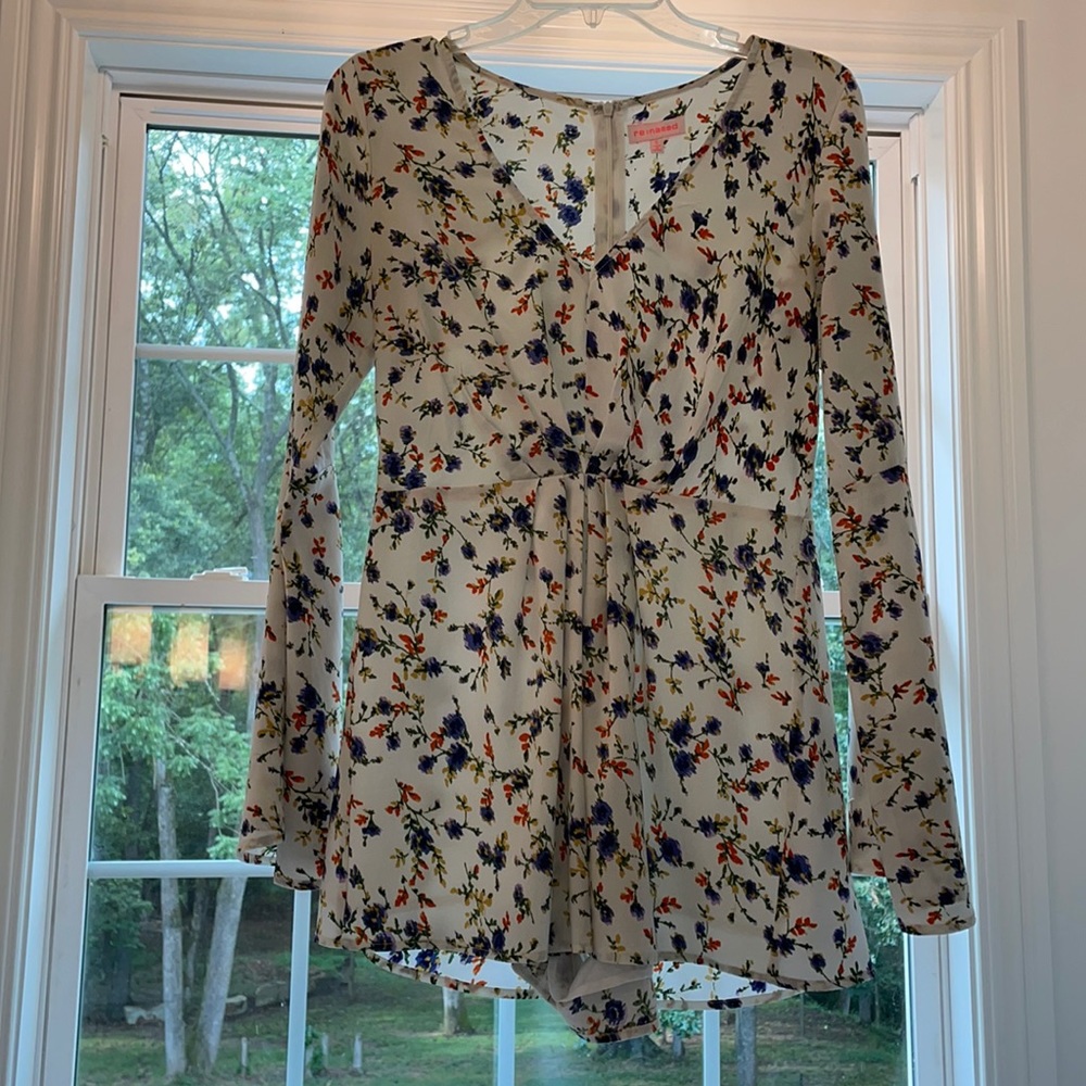 Bell sleeve romper